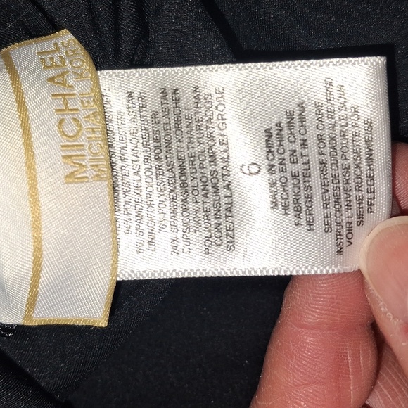 Michael Michael Kors One Piece Striped Bathing Suit - Picture 2 of 9